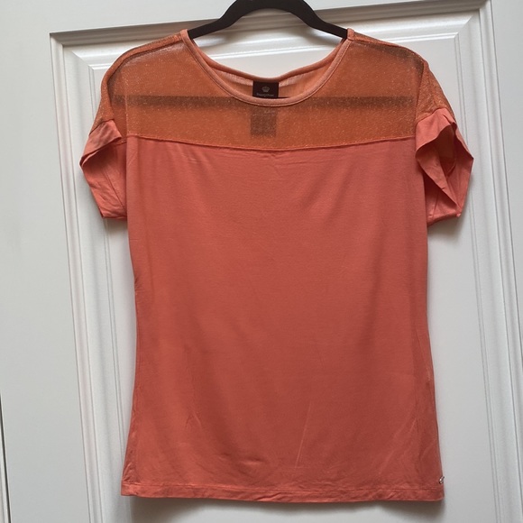 Point Zero Sheer Sparkle Crew Neck Tshirt - Picture 1 of 3